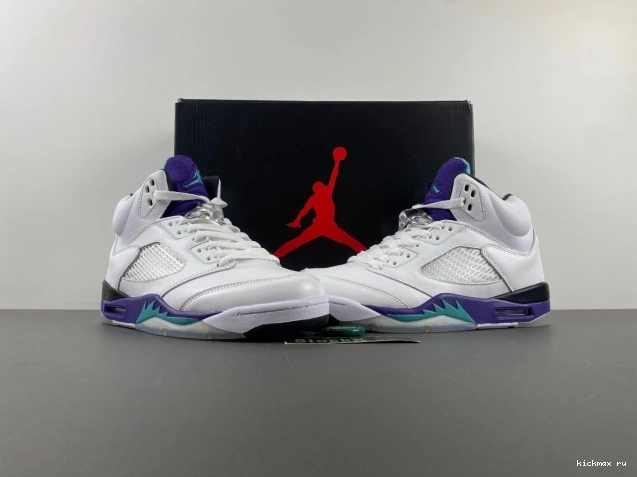 Rep Air 5 Grape Retro (2013) 136027-108 Jordan 0731